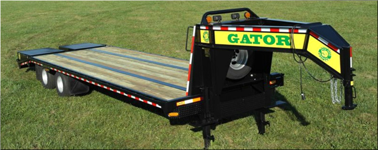 GOOSENECK TRAILER 30ft tandem dual - all heavy-duty equipment trailers special priced  Lee County, Kentucky
